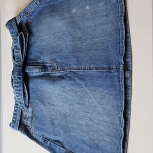 Just Black Mini Jean Skirt